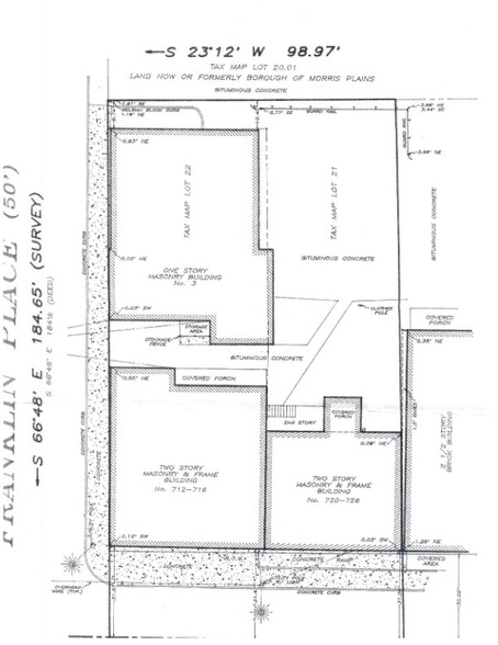 3 Franklin Pl, Morris Plains, NJ for lease - Site Plan - Image 2 of 6