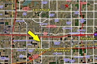 250 N Litchfield Rd, Goodyear, AZ - aerial  map view