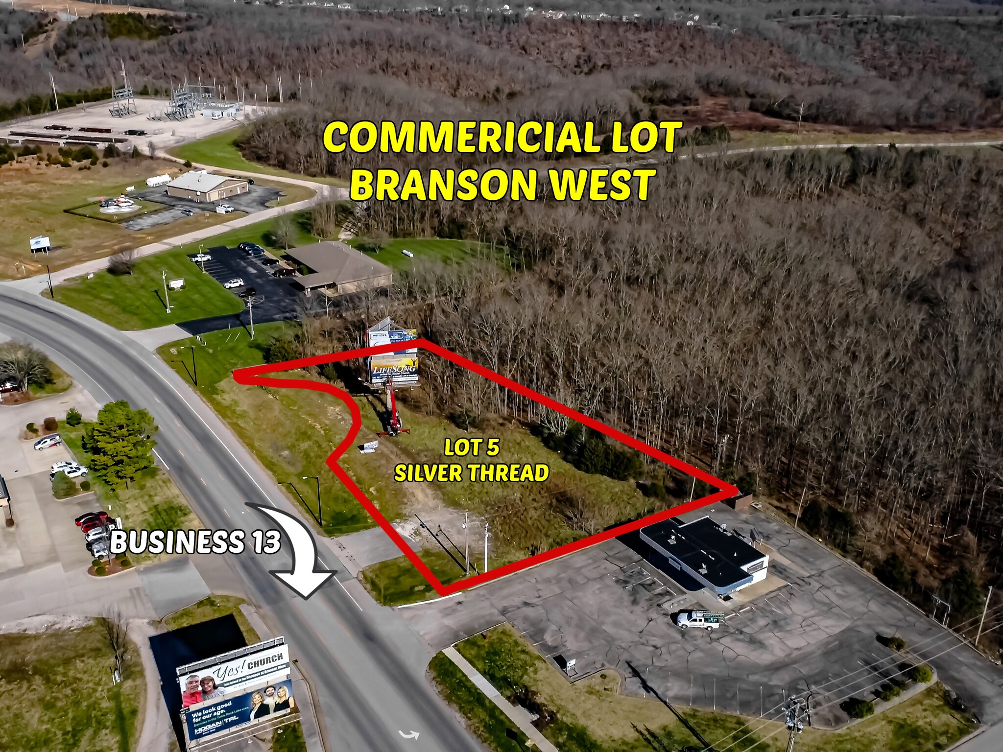 18540 Business 13 Hwy, Branson West, MO for sale Aerial- Image 1 of 5