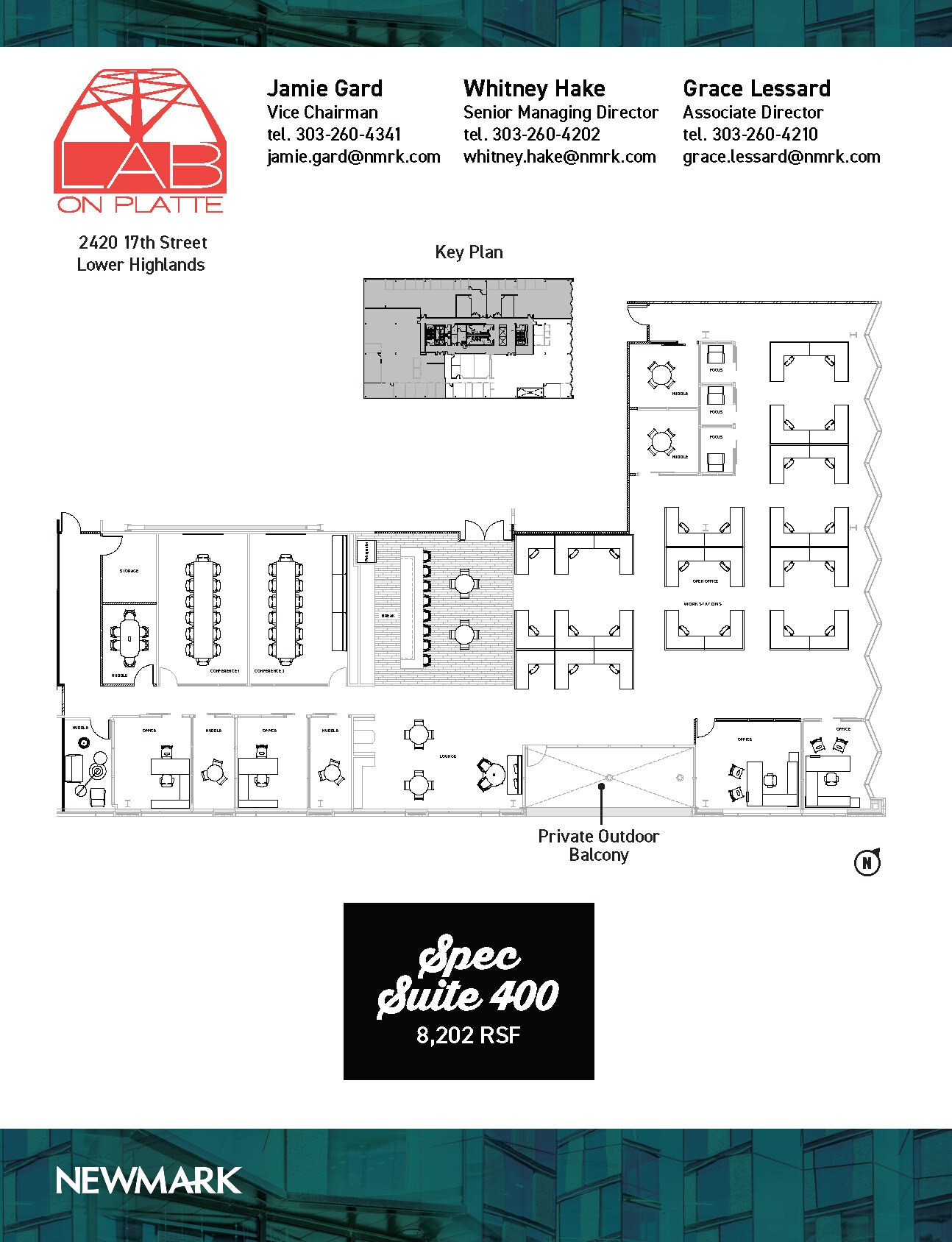 2420 17th St, Denver, CO for lease Floor Plan- Image 1 of 3