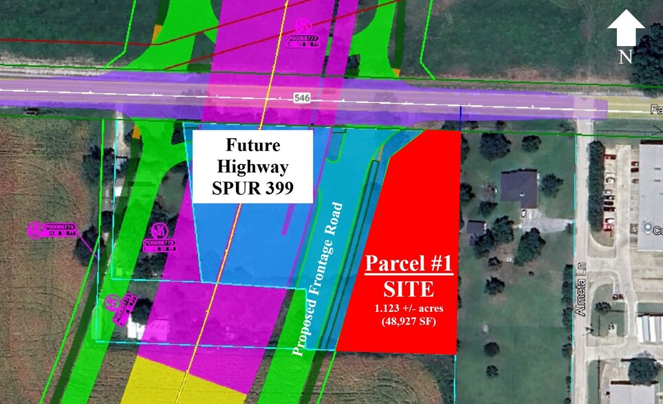 SEC FM 546 @ Future Spur 399, McKinney, TX for sale - Primary Photo - Image 1 of 2