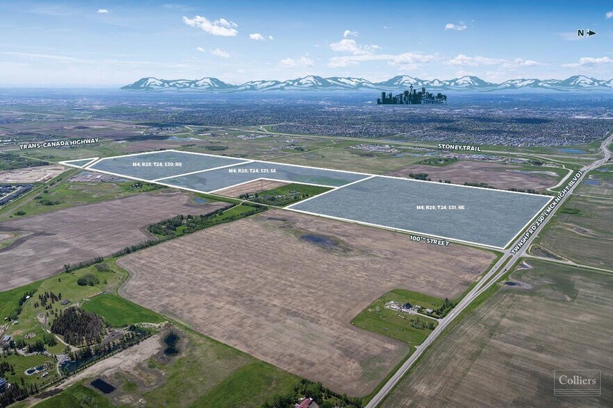 Mcknight Lands, Calgary, AB for sale - Aerial - Image 2 of 3