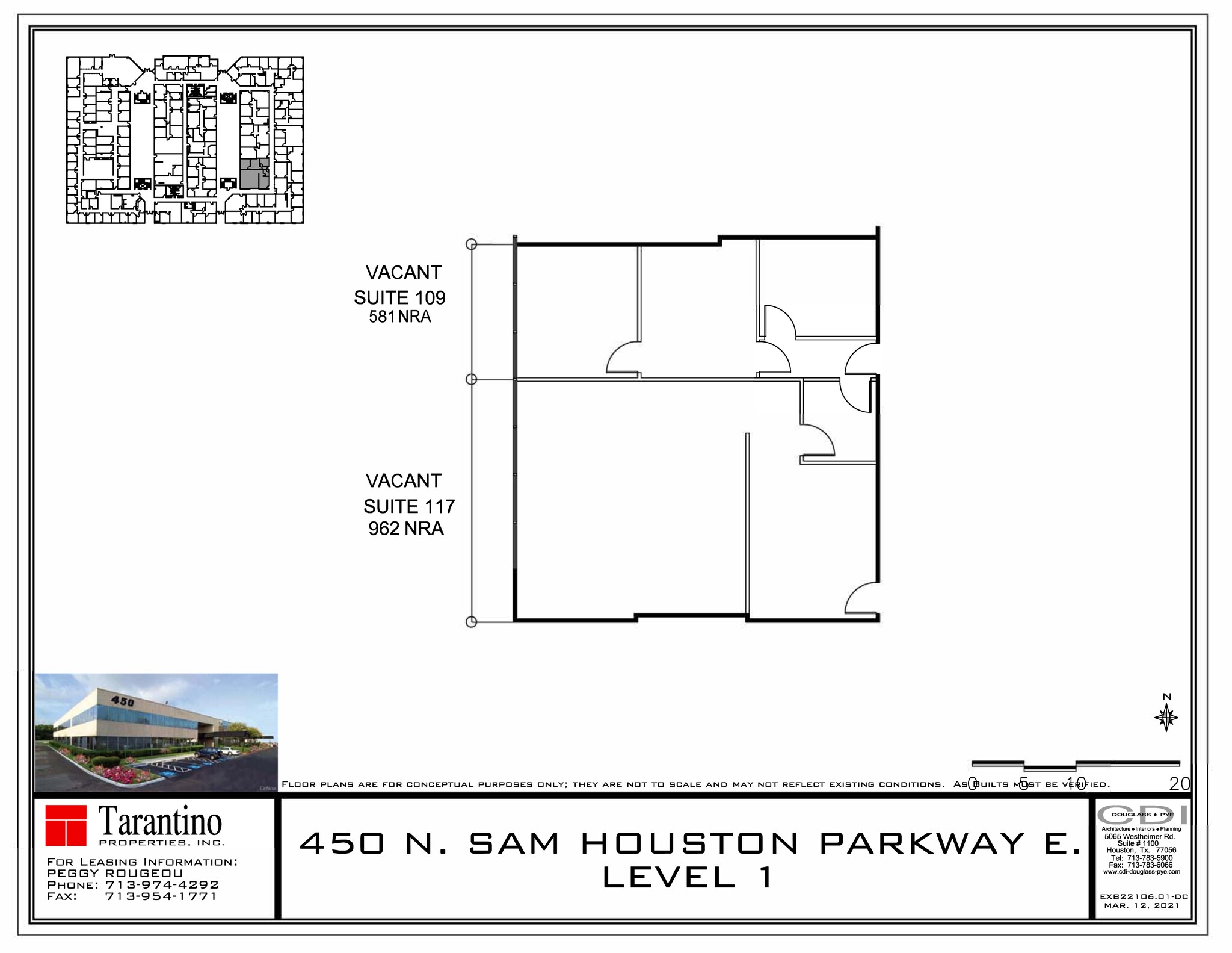 450 N Sam Houston Pky E, Houston, TX for lease Site Plan- Image 1 of 1