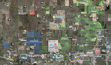 30621 FM 529 Rd, Brookshire, TX - aerial  map view