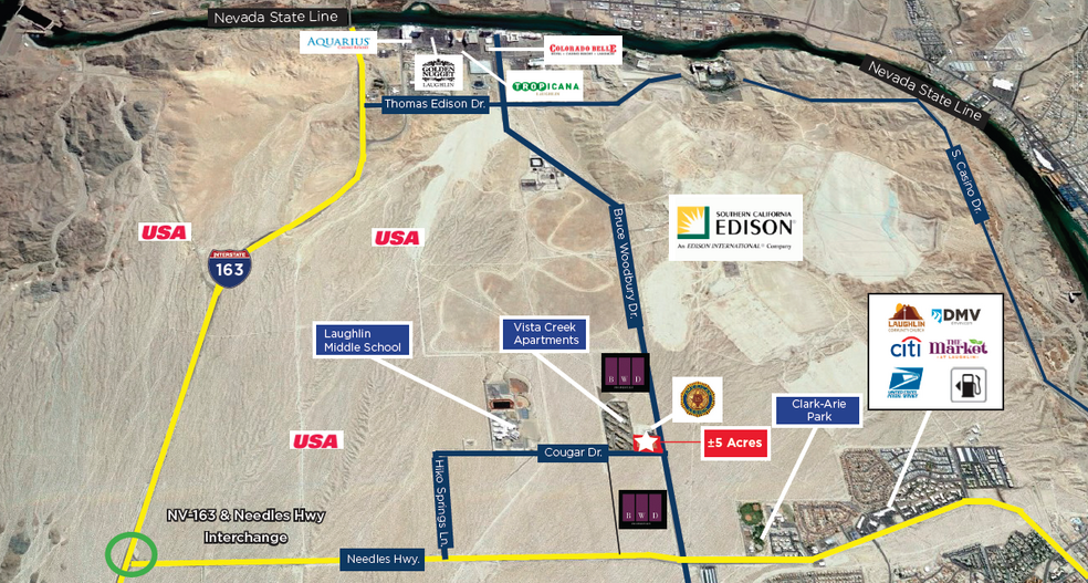 Cougar Dr. & W Bruce Woodbury Dr, Laughlin, NV for sale - Building Photo - Image 1 of 1