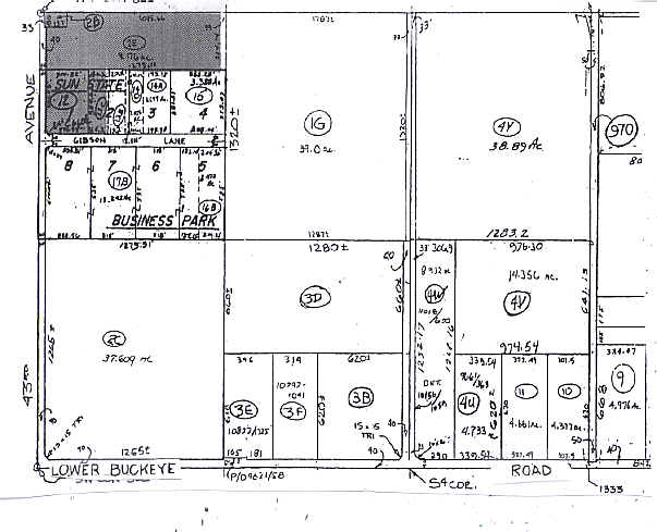 2225 S 43rd Ave, Phoenix, AZ for lease - Plat Map - Image 2 of 4