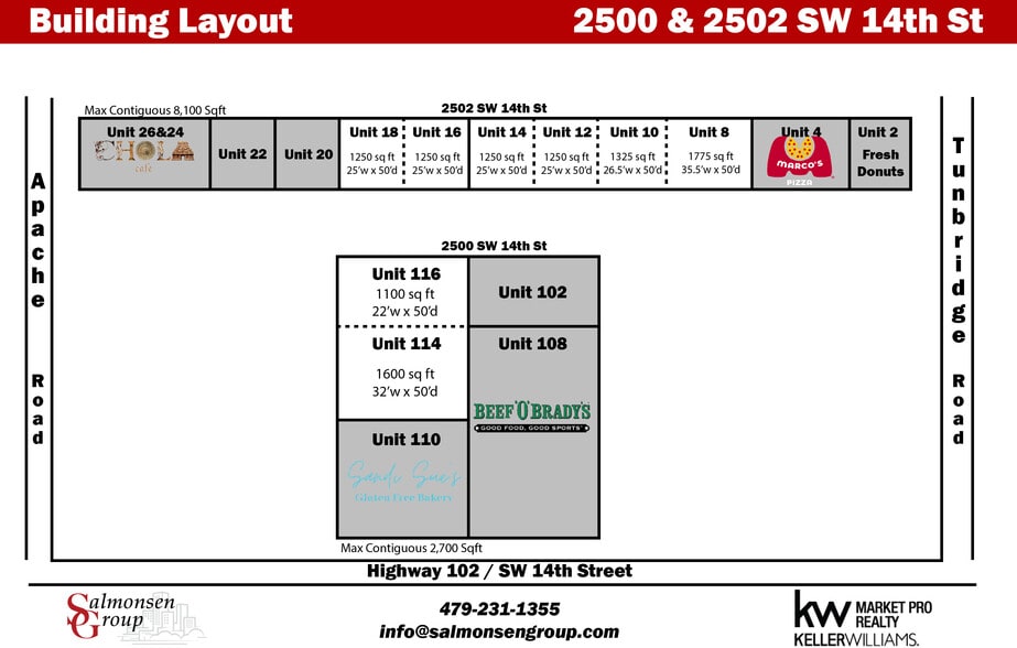 2500-2502 SW 14th St, Bentonville, AR for lease - Building Photo - Image 3 of 26