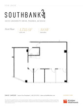 3410 E University Dr, Phoenix, AZ for lease Floor Plan- Image 1 of 3