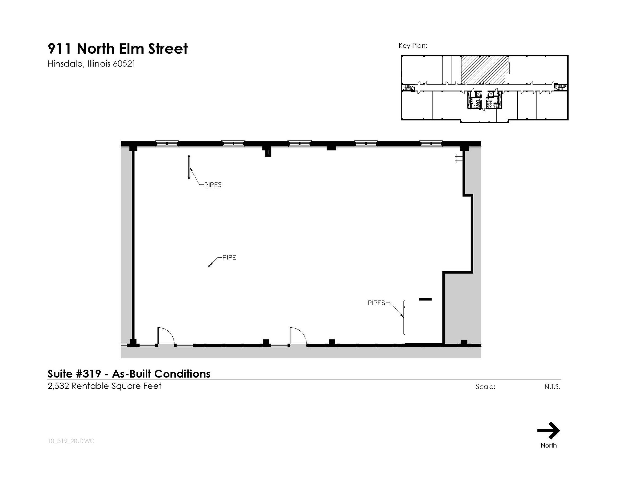 911 N Elm St, Hinsdale, IL for lease Floor Plan- Image 1 of 1