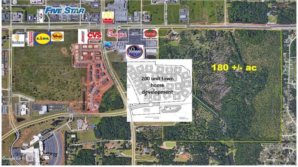 Hwy 96 & Houston Lake Rd, Warner Robins, GA, 31088 Commercial Land