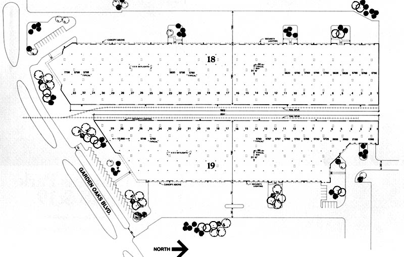 552-598 Garden Oaks Blvd, Houston, TX for lease - Site Plan - Image 2 of 2