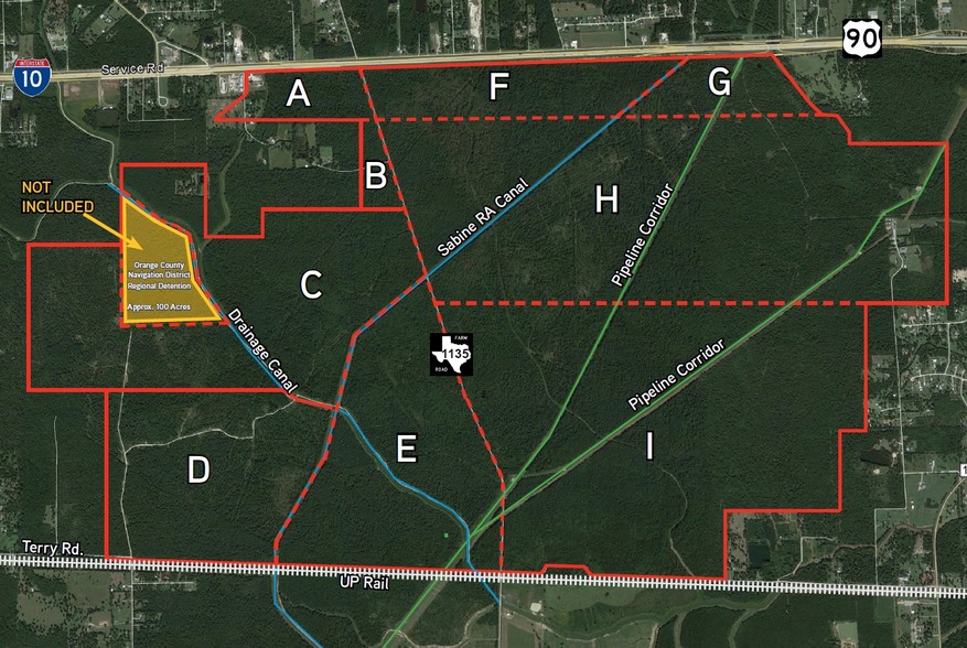 I-10 & FM 1135, Orange, TX for lease - Primary Photo - Image 1 of 10