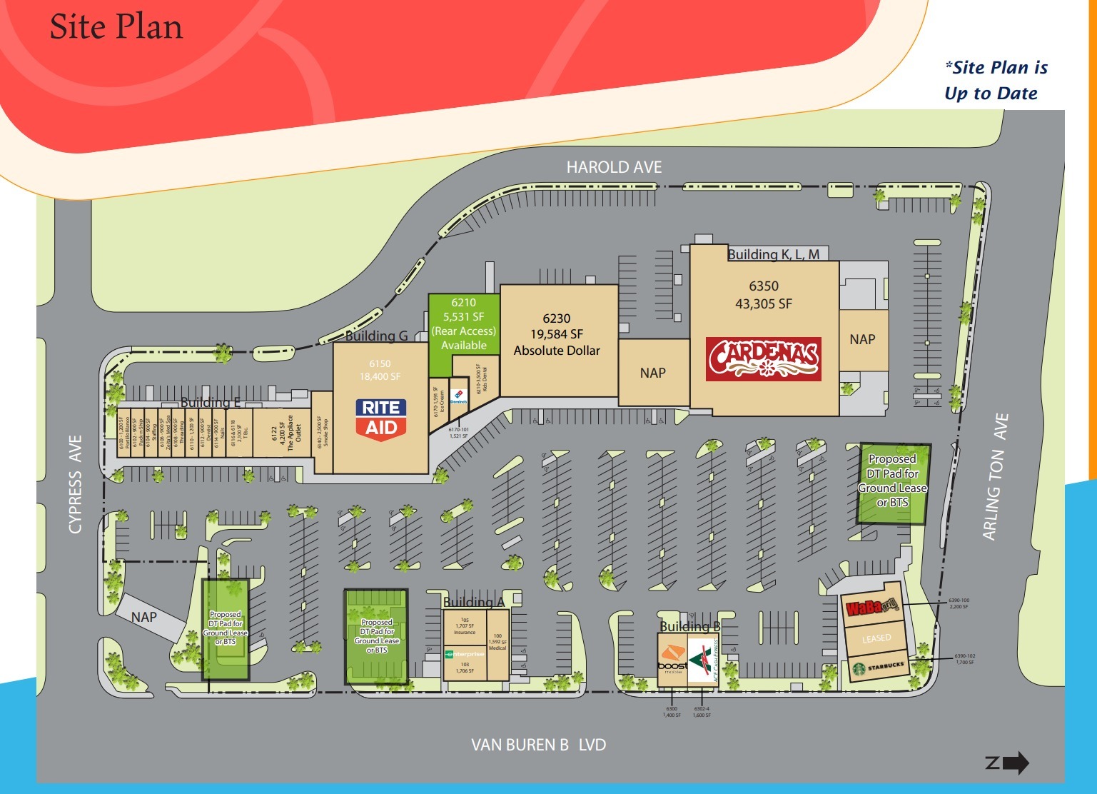 6150-6350 Van Buren Blvd, Riverside, CA for lease Site Plan- Image 1 of 1