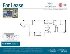 12001 N Central Expy, Dallas, TX for lease Floor Plan- Image 1 of 2