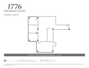 1776 N Pine Island Rd, Plantation, FL for lease Floor Plan- Image 1 of 1