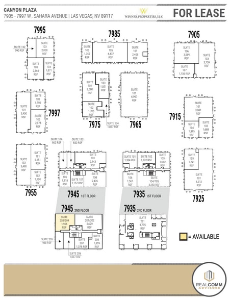 7905-7995 W Sahara Ave, Las Vegas, NV for lease - Building Photo - Image 3 of 4
