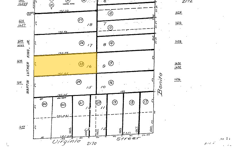 1635 Martin Luther King Jr Way, Berkeley, CA for sale Plat Map- Image 1 of 1