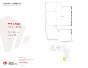 1225 Crescent Green Dr, Cary, NC for lease Floor Plan- Image 1 of 1