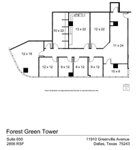 11910 Greenville Ave, Dallas, TX for lease Floor Plan- Image 1 of 1