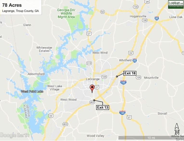 1734 Whitesville Rd, Lagrange, GA 30240 Land Property for Sale