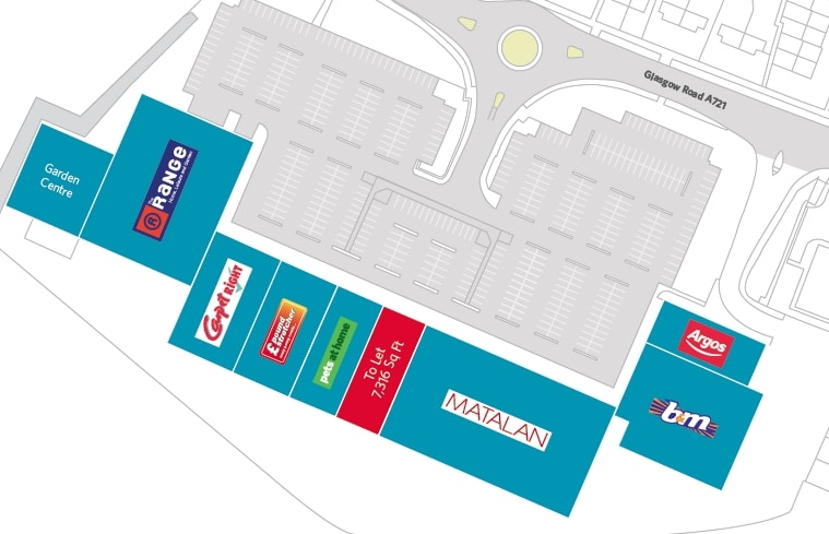 329-345 Caledonian Retail Park, Wishaw for sale - Site Plan - Image 1 of 1