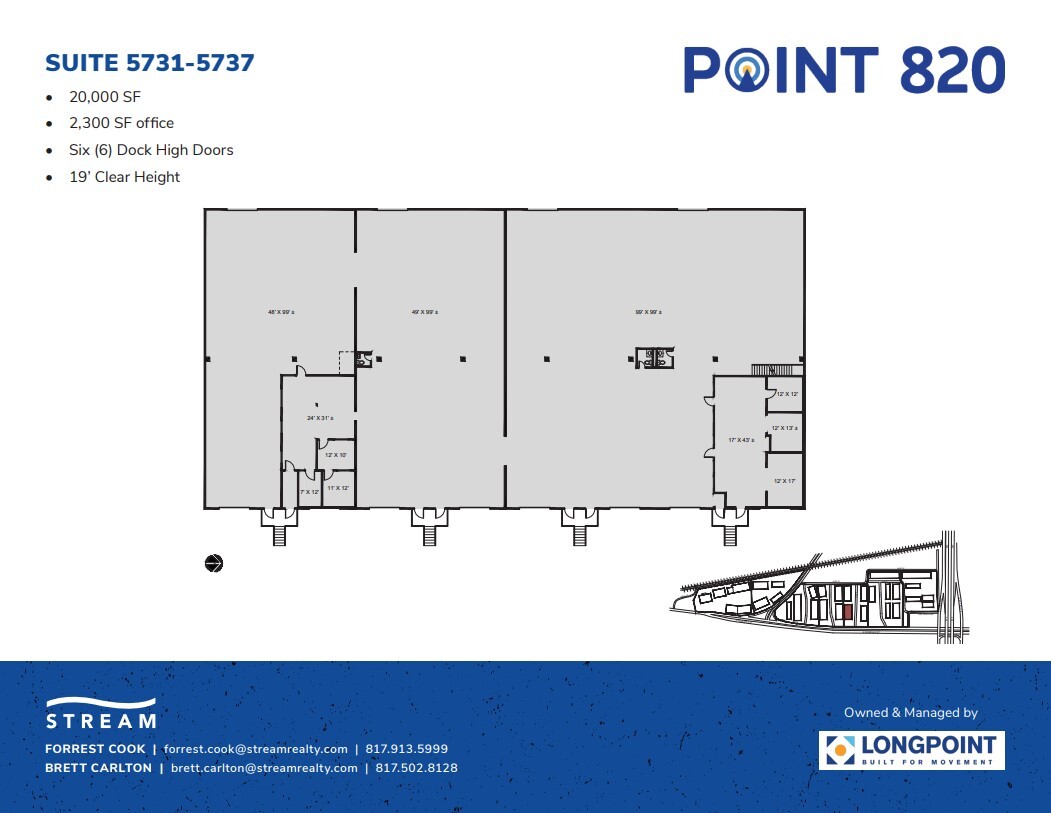 5721 E Rosedale St, Fort Worth, TX for lease Floor Plan- Image 1 of 1