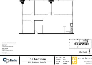 3102 Oak Lawn Ave, Dallas, TX for lease Floor Plan- Image 1 of 7