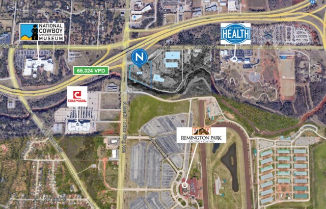 Martin Luther King Ave & NE 63rd St, Oklahoma City, OK for lease - Aerial - Image 2 of 2