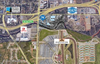 Martin Luther King Ave & NE 63rd St, Oklahoma City, OK - AERIAL map view