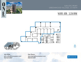 5251 Dtc Pky, Greenwood Village, CO for lease Floor Plan- Image 2 of 5