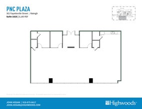 301 Fayetteville St, Raleigh, NC for lease Floor Plan- Image 1 of 1