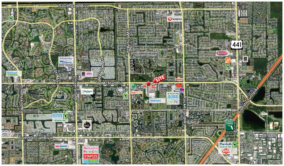 7860 W McNab Rd, North Lauderdale, FL 33068 Retail for Lease