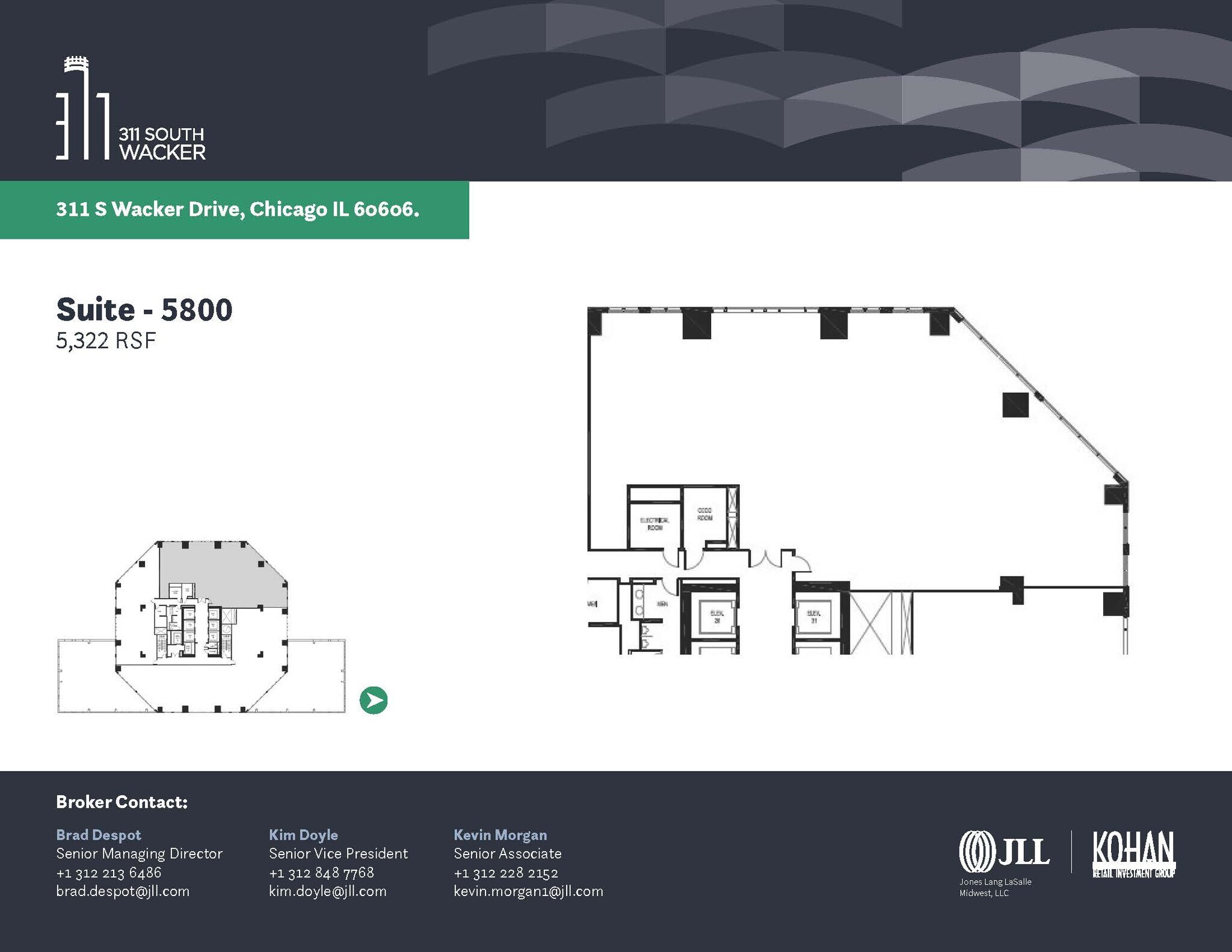 311 S Wacker Dr, Chicago, IL for lease Floor Plan- Image 1 of 1