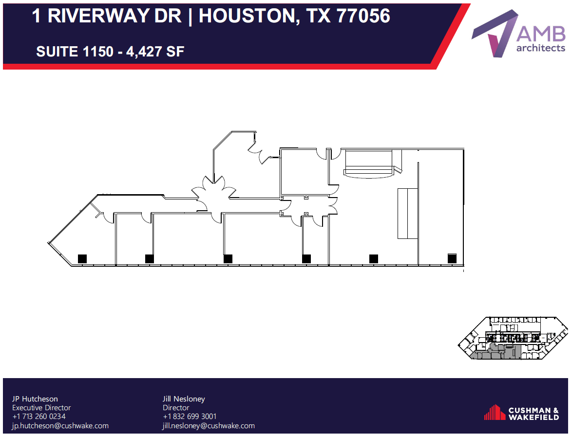 1 Riverway, Houston, TX for lease Floor Plan- Image 1 of 1