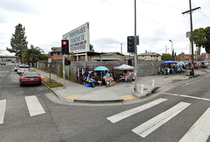 Heavy Traffic Commercial Corner - Parking Garage