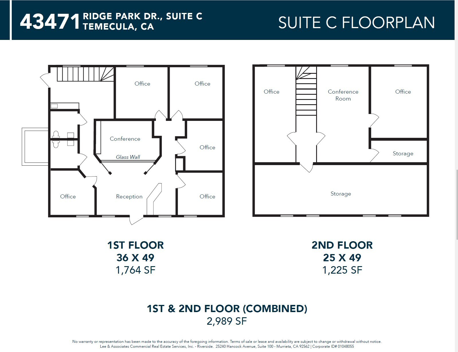 43471 Ridge Park Dr, Temecula, CA for lease Floor Plan- Image 1 of 1