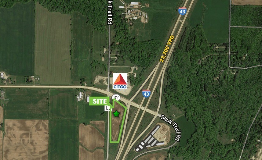 County Rd LL & Sauk Trail Rd, Cedar Grove, WI for sale - Building Photo - Image 1 of 1