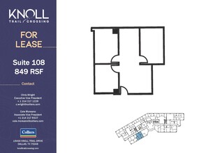 15400 Knoll Trail Dr, Dallas, TX for lease Floor Plan- Image 1 of 1