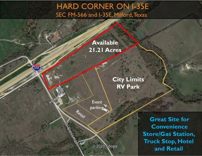 566 I35, Milford, TX 76670 Milford Interstate I35 Property