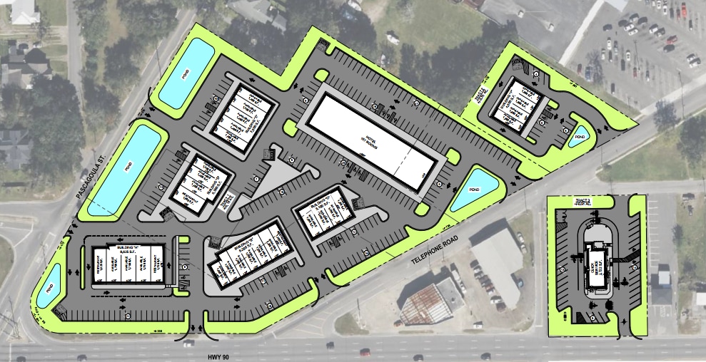 1005 Denny Ave, Pascagoula, MS for lease Site Plan- Image 1 of 6