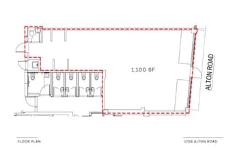 1708 Alton Rd, Miami Beach, FL for lease Floor Plan- Image 1 of 1