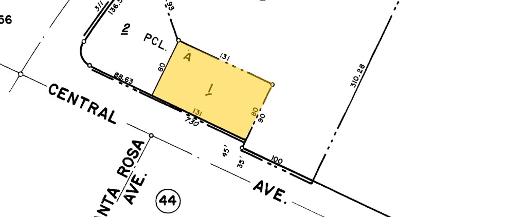 730 Central Ave, Mountain View, CA for sale - Plat Map - Image 3 of 4