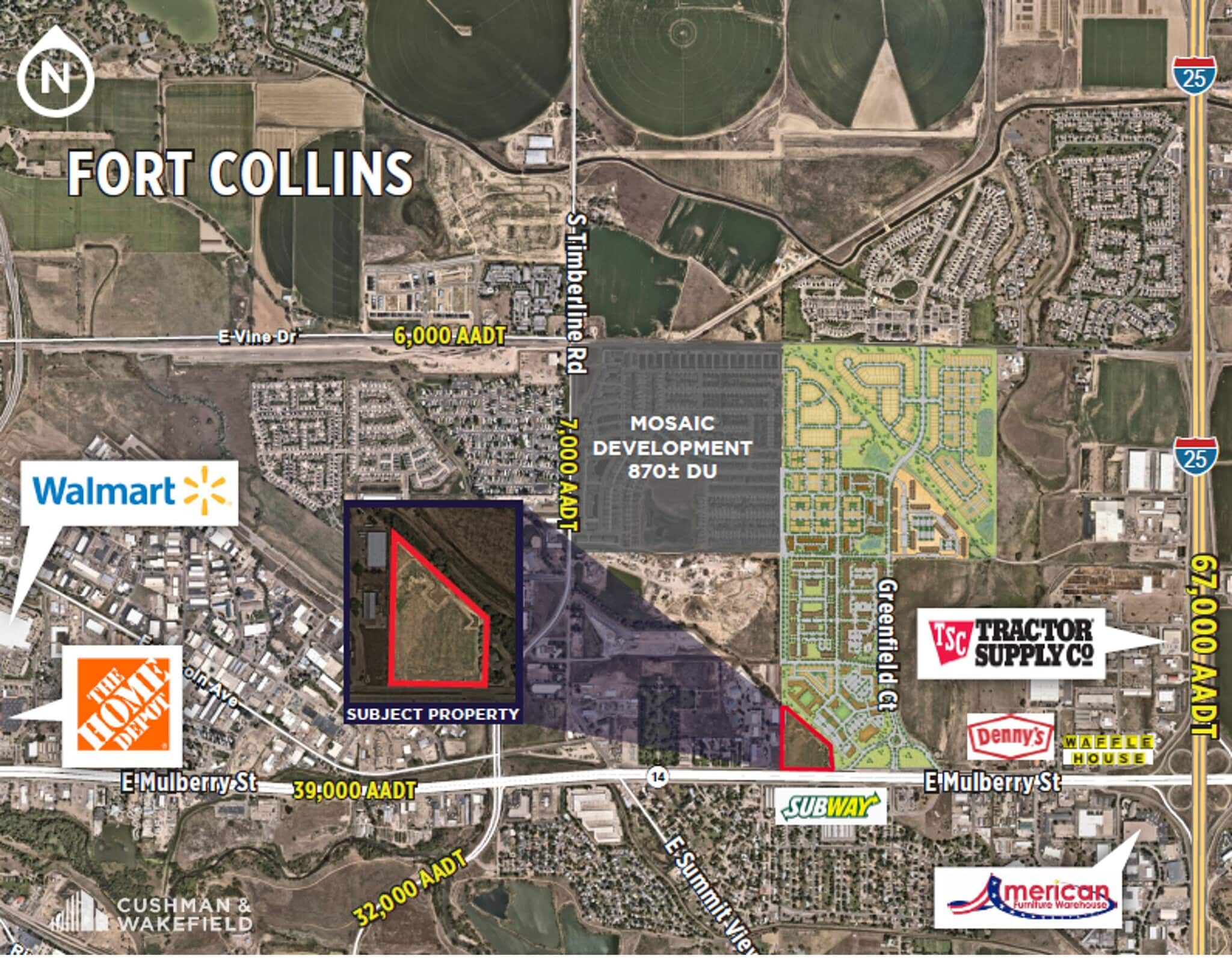NWC E Mulberry & Greenfield Ct, Fort Collins, CO for lease Primary Photo- Image 1 of 2
