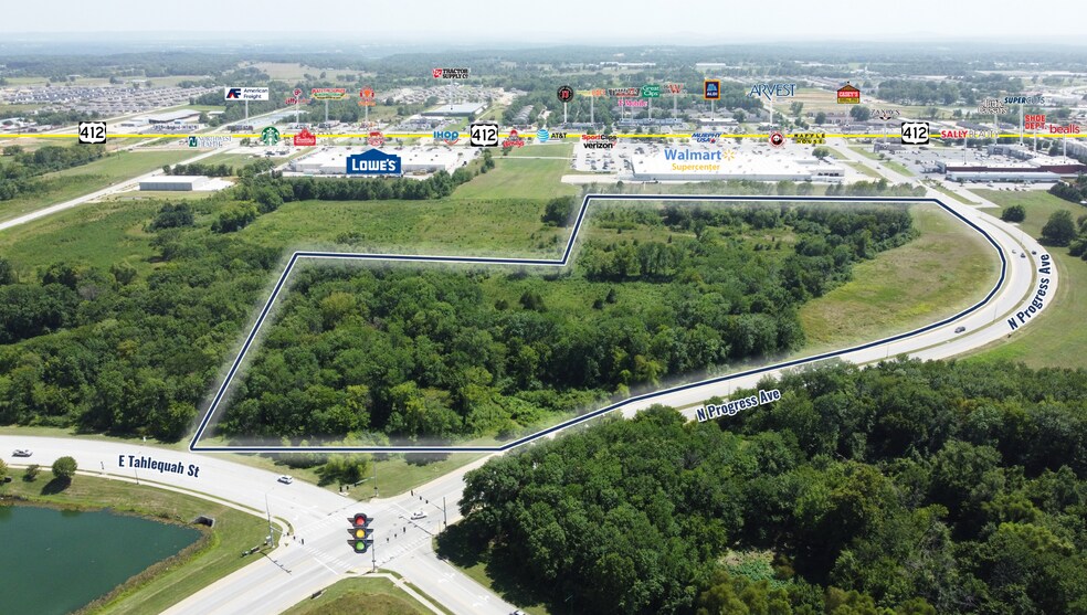 N. Progress Ave and E. Tahlequah St., Siloam Springs, AR for sale - Building Photo - Image 1 of 1