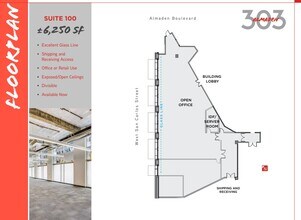 303 Almaden Blvd, San Jose, CA for lease Floor Plan- Image 1 of 1