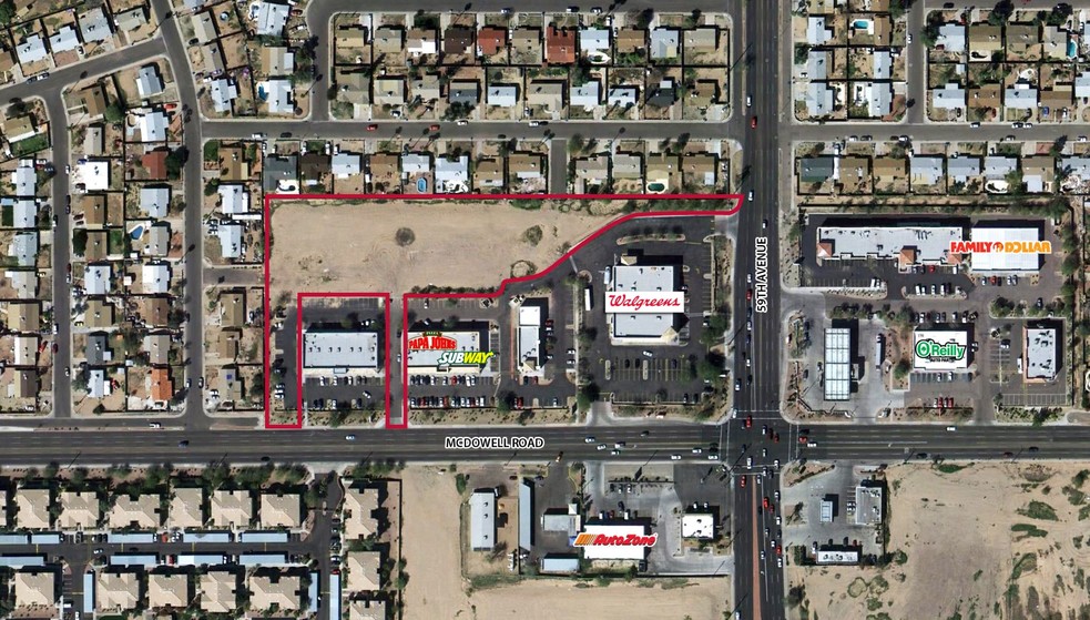 N 59th Avenue & McDowell Rd, Phoenix, AZ for lease - Aerial - Image 1 of 1