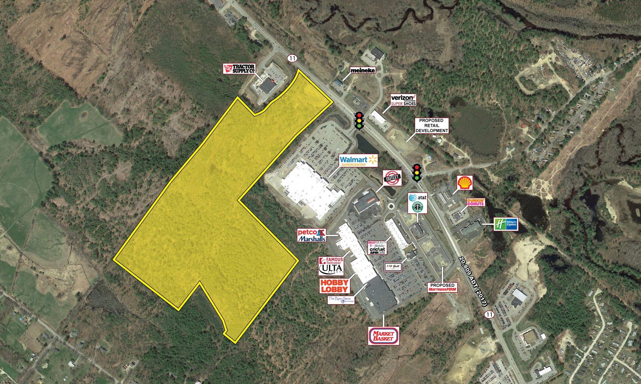 126 Farmington Rd, Rochester, NH for sale Aerial- Image 1 of 1