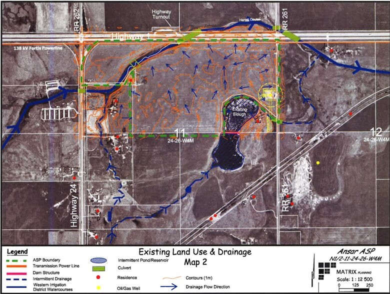 1 Range Road 261, Cheadle, AB for sale - Site Plan - Image 3 of 8