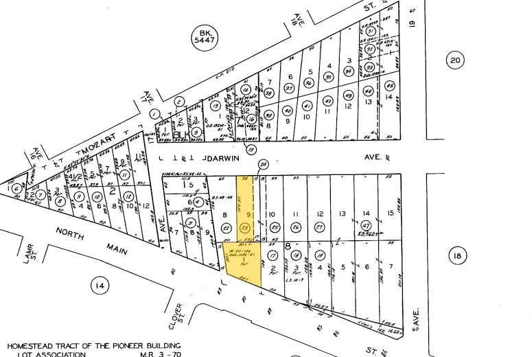 1817 Main st, Los Angeles, CA for sale - Plat Map - Image 2 of 2