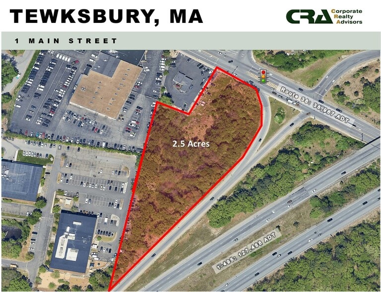 1 Main St, Tewksbury, MA for lease - Aerial - Image 1 of 3